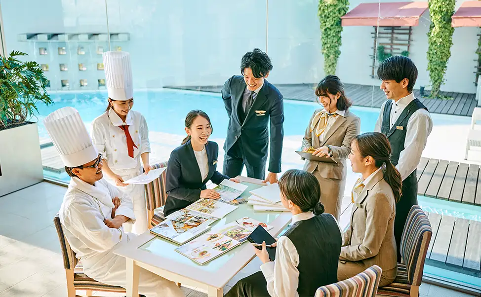 お子さまも一緒に打ち合わせ