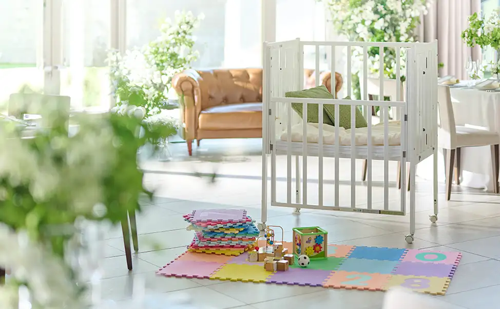 キッズコーナーなど充実の設備